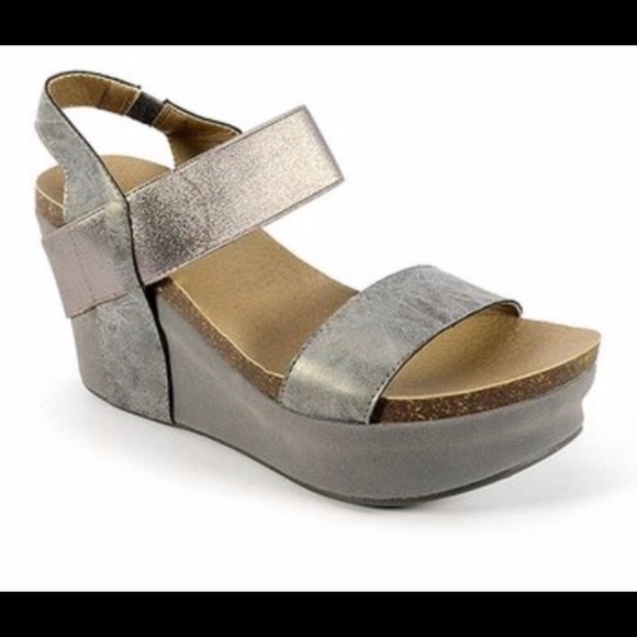 corkys pewter wedges